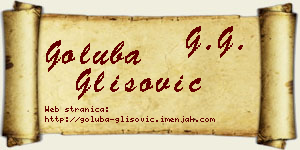Goluba Glišović vizit kartica